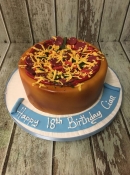 birthday cake pizza
