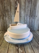 sail boat birthday cake