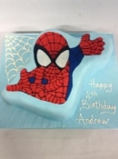 spiderman birthday cake