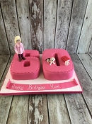 womans 60th birthday cake