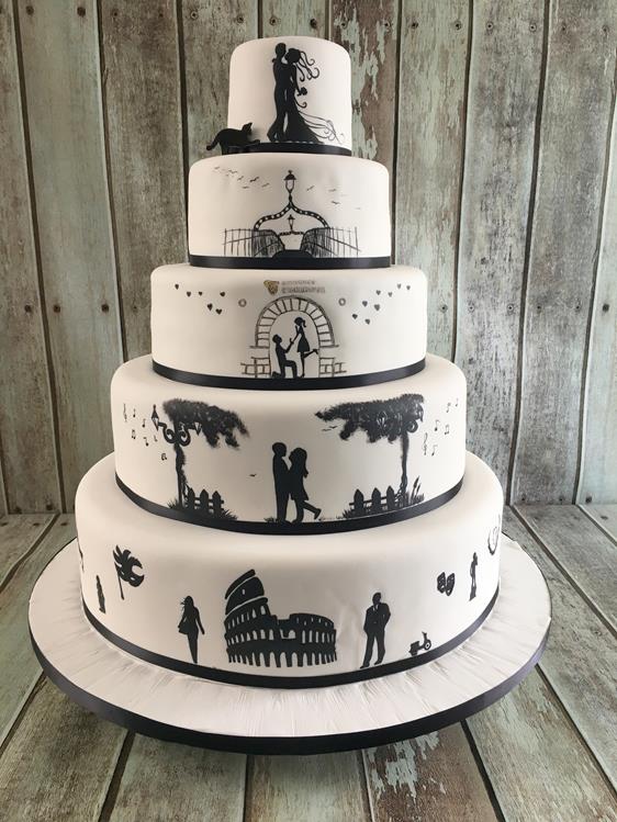 Extra large wedding cakes - Amazing cakes Irish wedding cakes based in