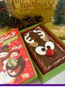 Old fashioned Tipsy cake soaked in Brandy syrup