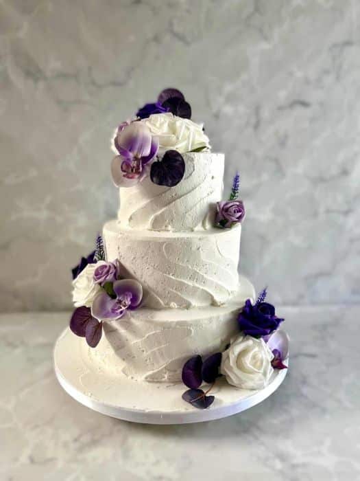 Buttercream wedding cake