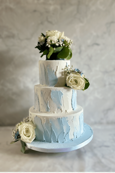 Buttercream wedding cake