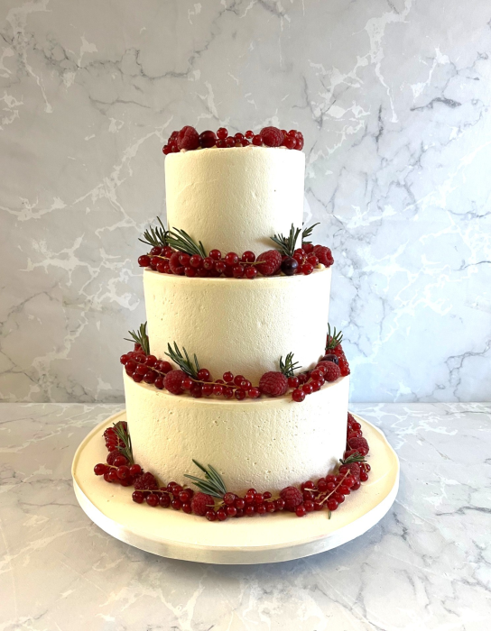Buttercream wedding cake