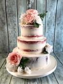 semi-nsaked-wedding-cake-with-silk-flowers-