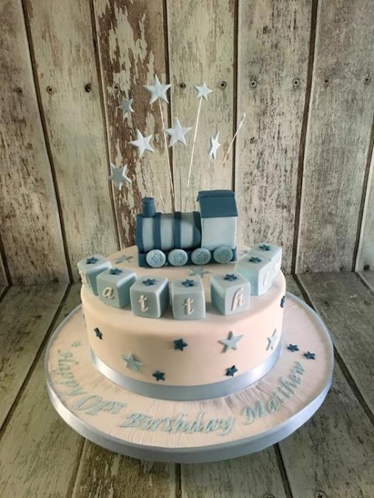 Christening cake baby shower cake
