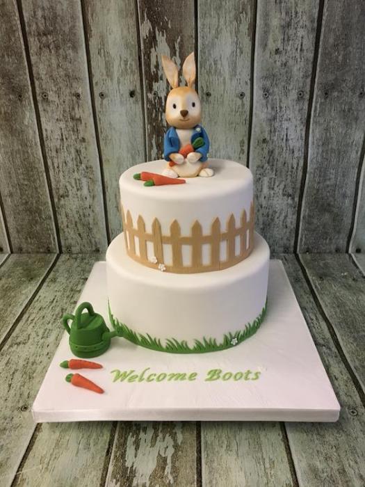 Christening cake baby shower cake