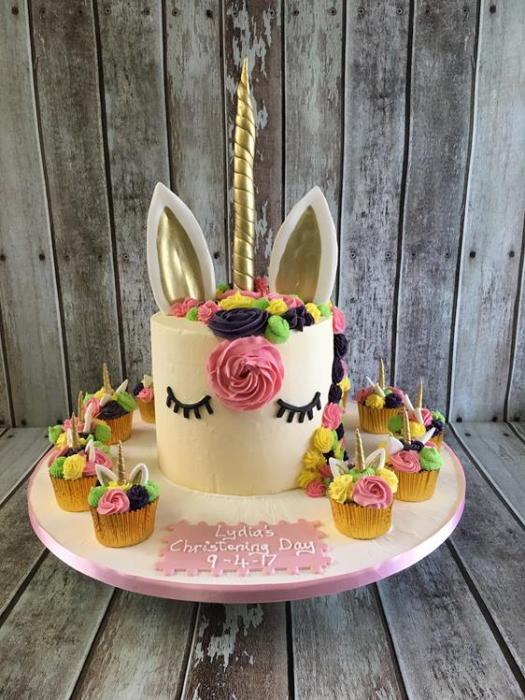 Christening cake baby shower cake