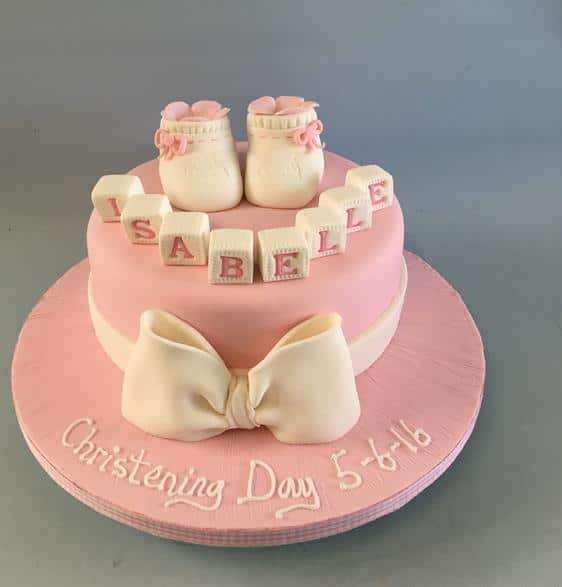 Christening cake 14