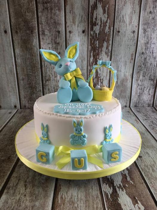Christening cake baby shower cake