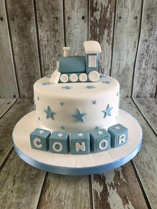 Christening cake baby shower cake