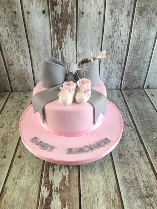 Christening cake baby shower cake