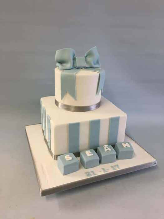 Christening cake baby shower cake