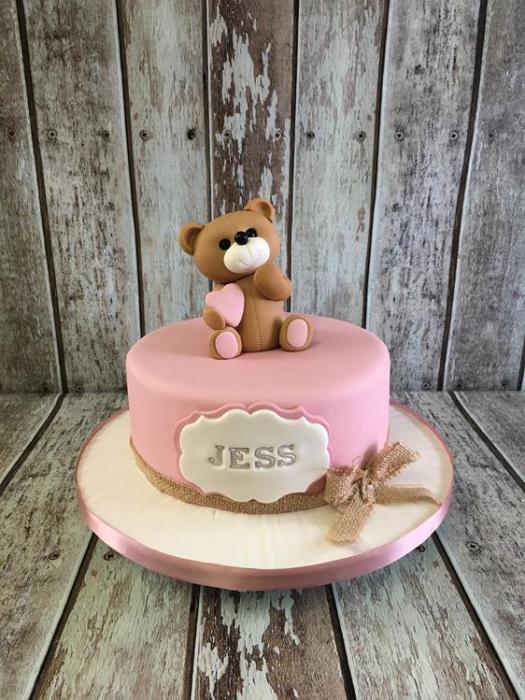 Christening cake baby shower cake