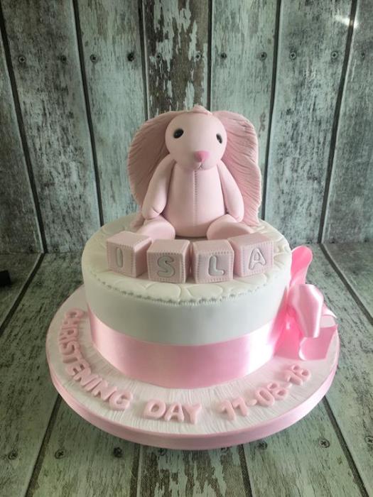 Christening cake baby shower cake