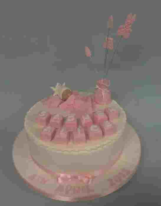 Christening cake 46