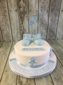 Christening cake baby shower cake