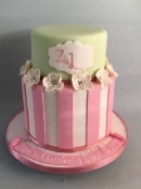 Christening cake baby shower cake