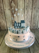 Christening cake baby shower cake