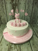 Christening cake baby shower cake