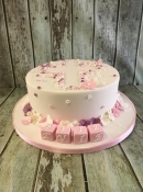 Christening cake baby shower cake