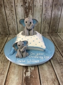 Christening cake baby shower cake