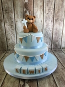 Christening cake baby shower cake