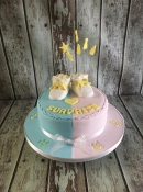 Christening cake baby shower cake