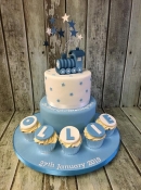 christening cake baby shower cake