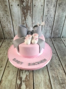 Christening cake baby shower cake