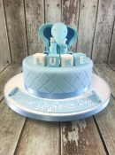 Christening cake baby shower cake