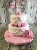 Christening cake baby shower cake