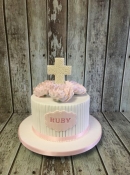 Christening cake baby shower cake