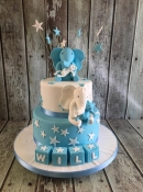 Christening cake baby shower cake