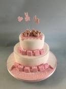 Christening cake baby shower cake