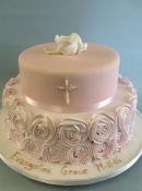 Christening cake baby shower cake