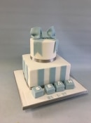 Christening cake baby shower cake