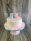 Christening cake baby shower cake