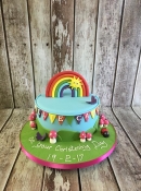 Christening cake baby shower cake