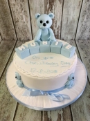 Christening cake baby shower cake