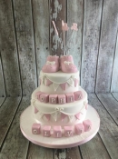 Christening cake baby shower cake