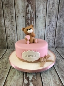 Christening cake baby shower cake