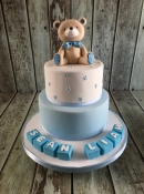 Christening cake baby shower cake