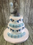 Christening cake baby shower cake