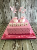 Christening cake baby shower cake