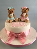 Christening cake for twins 4