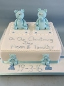 Christening cake for twins 6