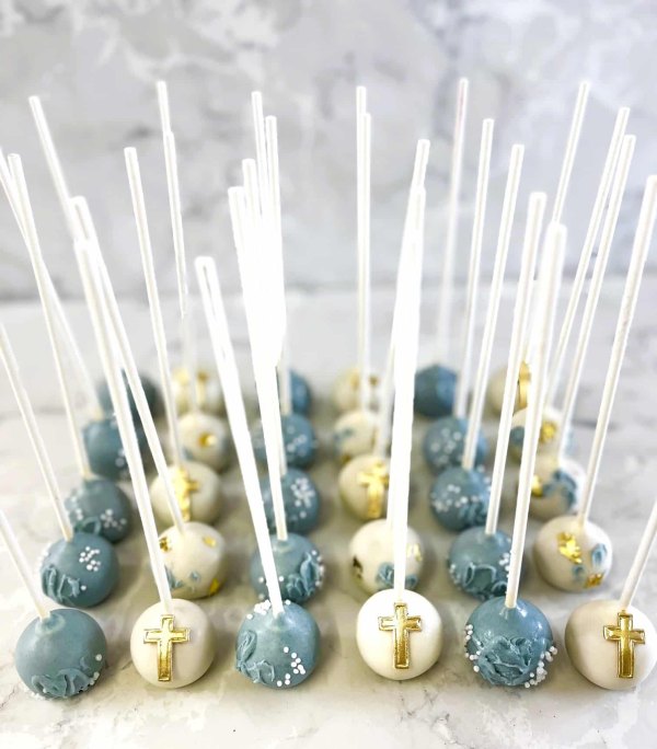 Communion cake pops