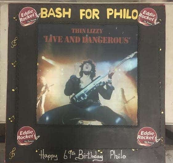 The Bash  for Phil Lynott corporate cake